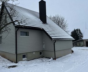 Fasado ir stogo užbaigimas
